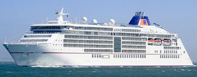 MS Europa 2 - 'The world's most luxurious cruise ship' (Berlitz Cruise Guide).