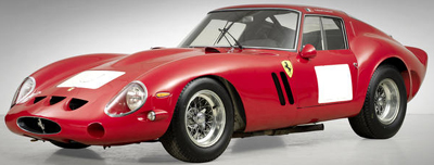 Ferrari 250 GTO Berlinetta (1962-1963) - world's most expensive car sold at auction: US$38,115,000.
