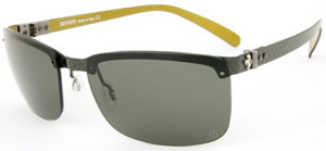 Ferrari 599XX Men's Sunglasses - Carbon Fiber and Yellow Alutex: US$558.