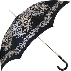 Ferré Black with Beige Arabesque Umbrella: £75.