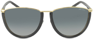 Forzieri Jimmy Choo MILA/S WL4HD Gold and Black Women's Sunglasses: US$340.