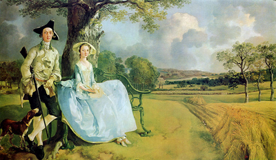 Mr. and Mrs. Andrews (1750) by Thomas Gainsborough.