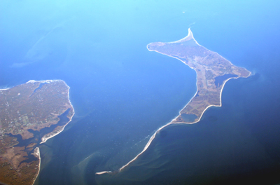 Gardiners Island, Gardiners Bay, East Hampton, New York, U.S.A.