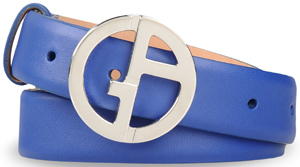 Giorgio Armani Leather Women's Belt with Logoed Buckle: US$395.