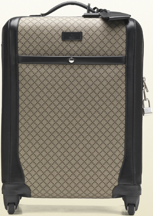 Gucci Women's Four Wheel Diamante Carry-on Suitcase: US$2,950.