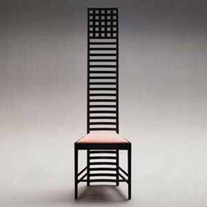 The Hill House Chair By Charles Rennie Mackintosh (1903).