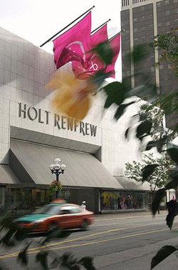 Holt Renfrew flagship store on Bloor Street.