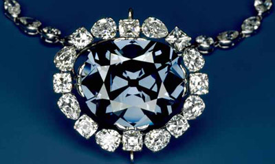 The Hope Diamond at Smithsonian National Museum of Natural History, 700 Independence Ave SW, Washington, DC 20560, U.S.A.