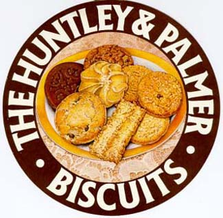 Huntley & Palmers - biscuit maker since 1822.