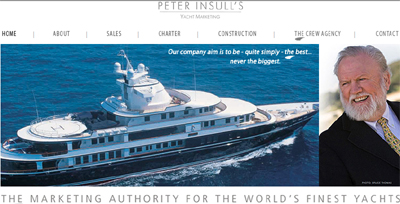Peter Insull's Yacht Marketing.