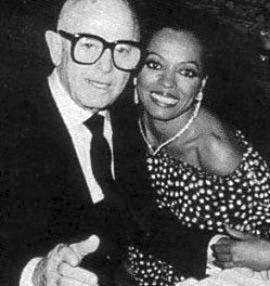 Irving Paul Lazar (1907-1993) and Diana Ross.