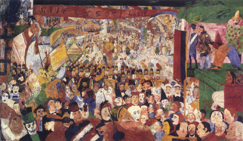 Christ's Entry Into Brussels in 1889 (1888) by James Ensor.