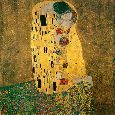 The Kiss (1907-1908) by Glustav Klimt.