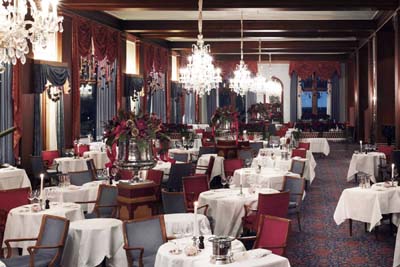 Le Restaurant at Badrutt's Palace.