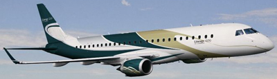 Embraer Lineage 1000.
