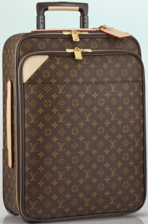 Louis Vuitton Pégase Légère  55 Business Monogram Canvas rolling luggage: US$4,000.