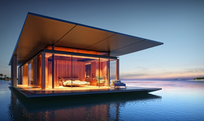Floating House by architect Dymitr Malcew.