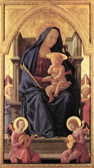 Virgin Mary by Masaccio (1426).