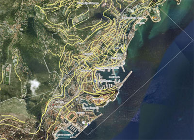 Aerial photo of the Principality of Monaco - Wikimapia.