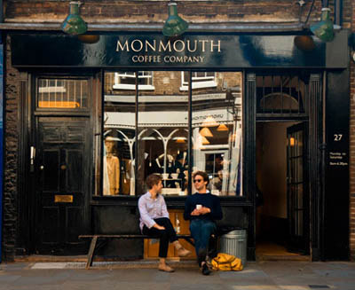 Monmouth coffeehouse, 27 Monmouth Street, Covent Garden, London WC2H 9EU, England, U.K.