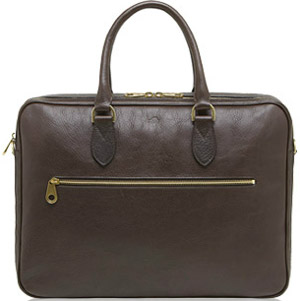 Mulberry Heathcliffe Chocolate Natural Leather Women's Briefcase: €1,150.