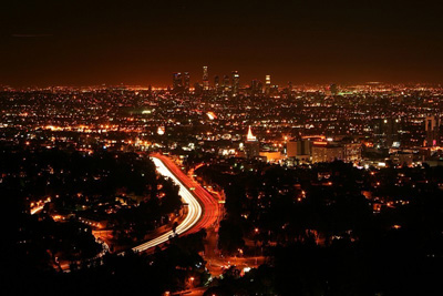 Mulholland Drive, Los Angeles, California, U.S.A.