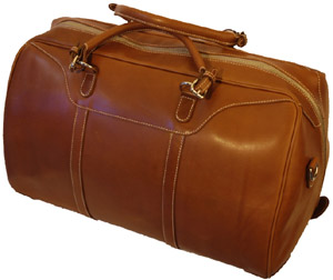 Mulholland All Leather Medium Hippo Duffel Weekend Bag: US$795.