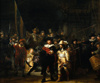 Night Watch (1642) by Rembrandt van Rijn.