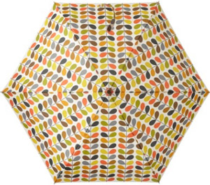 Orla Kiely Multi Stem Microslim Umbrella with Gift Box.