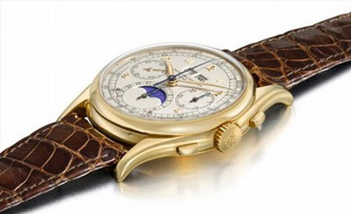 World's most expensive wristwatch: Patek Philippe, ref. 1527.
