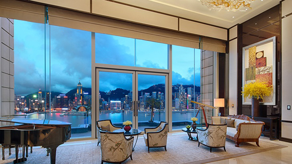 The Peninsula Suite at The Peninsula on the 26th floor, Salisbury Road, Kowloon, Hong Kong, SAR.