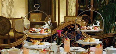 Afternoon Tea at The Palm Court at The Plaza, Fifth Avenue at Central Park South, New York City, NY 10019, U.S.A.