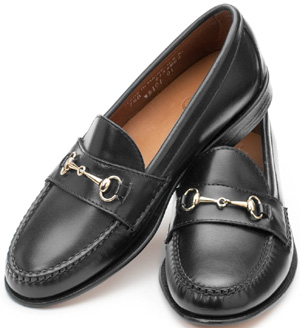 Rancourt Women's Horsebit Loafers - Black Calfskin: US$280.