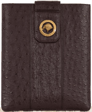 Stefano Ricci iPad case made of ostrich leather with suede lining: €1,500.