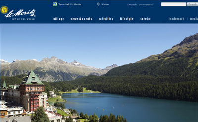 St. Moritz Tourist Board's Official Site.
