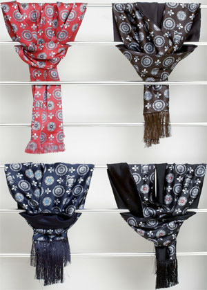 Massimo Sforza Men's Silk Scarves.