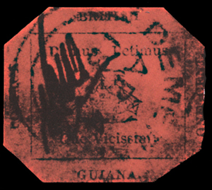 The British Guiana 1c magenta is regarded by many philatelists as the world's most famous stamp.