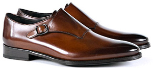 Suitsupply Brown Monk Strap men's shoes: €189.