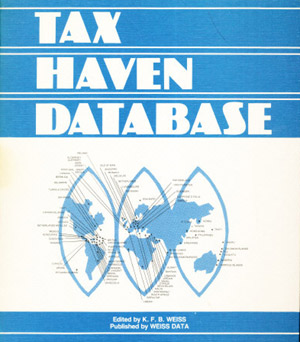 The TAX HAVEN DATABASE by TheInternationalMan.com founder Kim Weiss.
