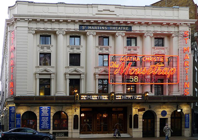 The Mousetrap at St. Martin's Theatre, London, U.K.