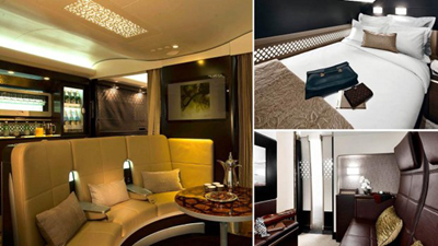 Etihad Airways 'The Residence' - onboard the A380.