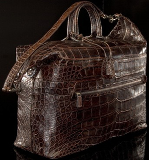 Domenico Vacca Genuine Alligator Travel Bag: US$48,000.