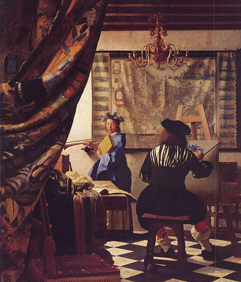 The Art of Painting (c. 1666) by Johannes Vermeer.