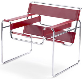 Wassily chair designed by Marcel Breuer in 1925-1926.