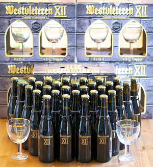 Thirty bottles of Westvleteren XII.
