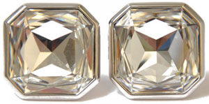 William Hunt crystal square cufflinks: £85.