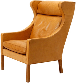 The Wing Chair designed by Danish designer Børge Mogensen designed in 1963.