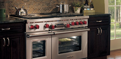 Wolf Cooking 48-inch Dual Fuel Range.