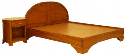 Woodcharm Art Deco bed.