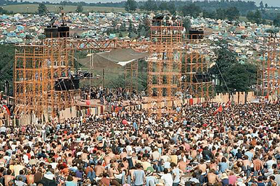 Woodstock Festival, Bethel, New York, August 15 to August 18, 1969.